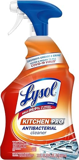 Citrus Lysol Pro Kitchen Cleaner & Degreaser, 22oz