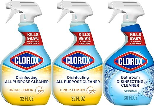 Clorox Disinfecting Cleaners: Powerful, Bleach-Free, Pack of 3