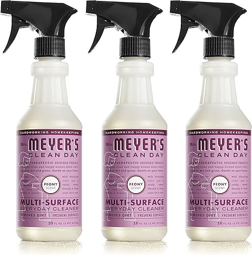 Mrs. Meyer's Peony All-Purpose Cleaner Spray - 3 Pack