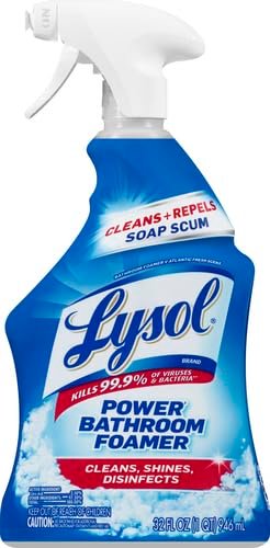 Powerful Lysol Bathroom Foaming Cleaner – 32oz Spray