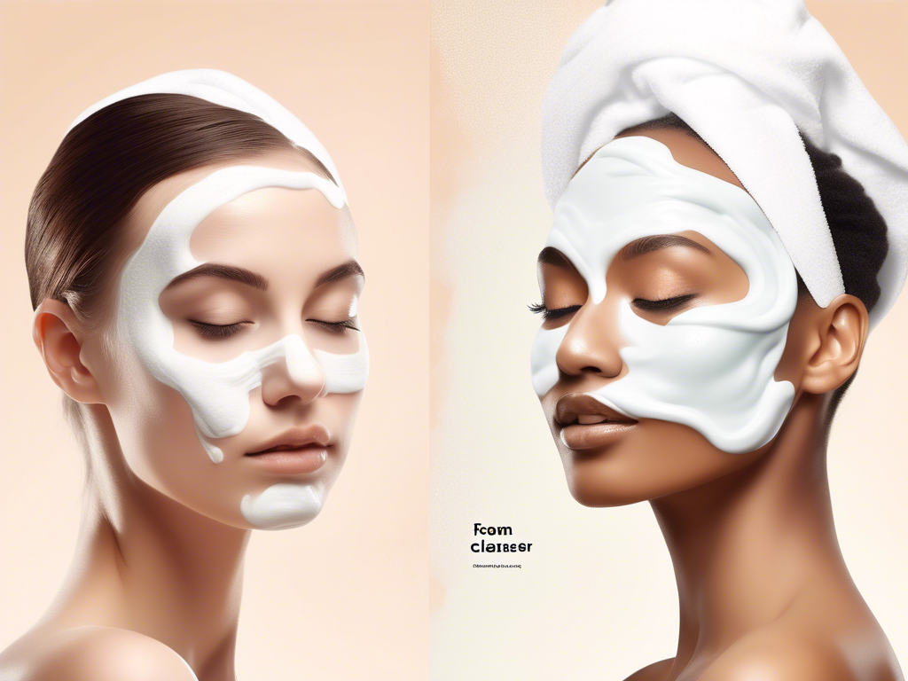 Comparing Foam vs. Cream Cleanser Face Wash for Oily Skin