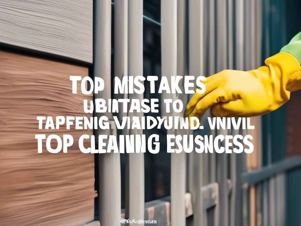 Top Mistakes to Avoid When Cleaning Vinyl Fences: Tips for Success